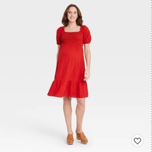 Ingrid & Isabel Red maternity dress